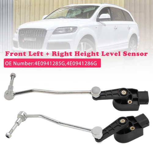 2003-2015 AUDI A8 D3 Q7 4LB Front Left+Right Ride Height Level Sensor 4E0941286G 4E0941285G Generic