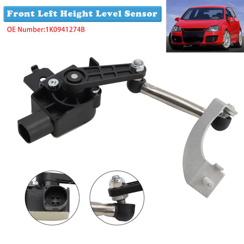 2006-2009 VW GTI R32 Rabbit Front Left Ride Height Level Sensor 1K0941274B Generic