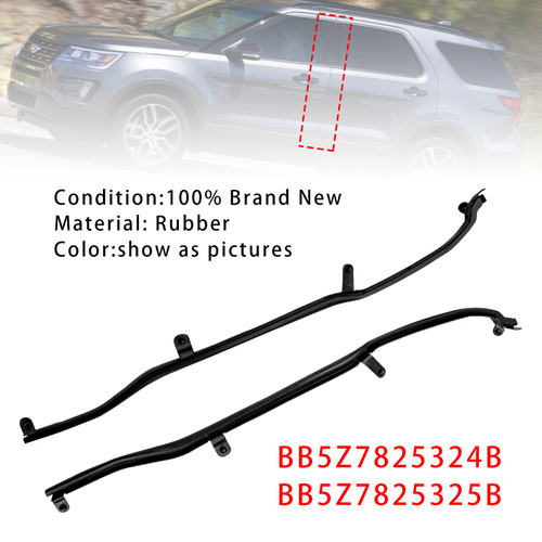 2011-2019 Ford Explorer Left+Right Door Weatherstrip Seal BB5Z7825324B BB5Z7825325B Generic