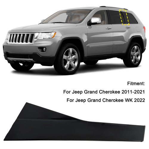 2011-2022 Jeep Grand Cherokee/ WK Exterior Left Side C Pillar Applique 57010449 Generic