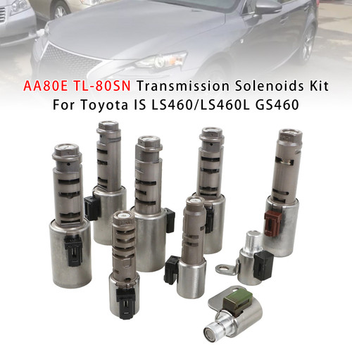 2007-2015 Toyota IS LS460/LS460L GS460 RC350 RCF RX350 Transmission Solenoids Kit AA80E TL-80SN Generic