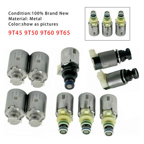 10 PCS Valve Body Solenoid Kit 24046408 9T45 9T50 9T60 9T65