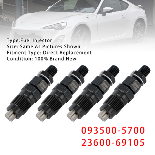 Toyota 1KZ-T Land Cruiser 1KZ 4Pcs Fuel Injector 093500-5700 23600