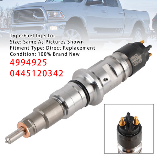 2013-2018 Dodge Ram 6.7L 1Pcs Fuel Injector 4994925 0445120342 Generic