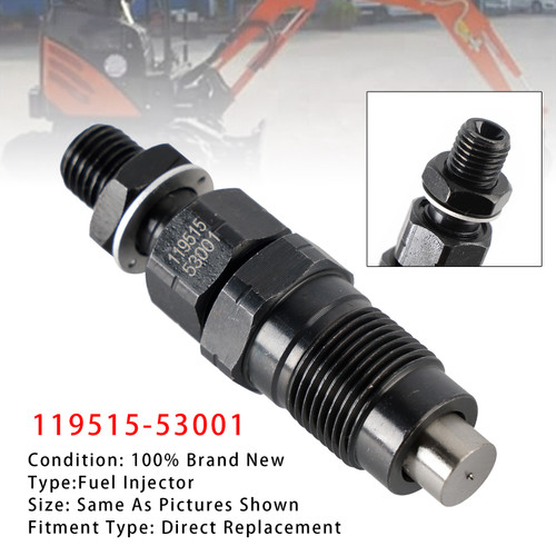 Yanmar 3TNV70 3YM20 3YM30 2YM15 Engines 1Pcs Fuel Injector 119515-53001 Generic