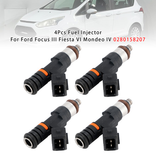 2010-2014 Ford Mondeo IV 4Pcs Fuel Injector 0280158207 Generic
