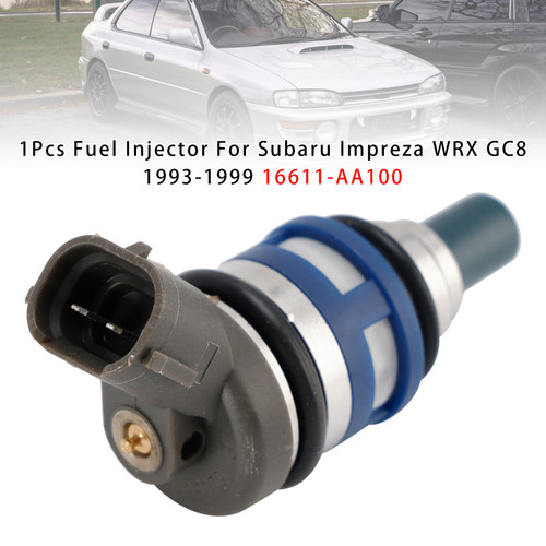 1993-1999 Subaru Impreza WRX GC8 1.8L 2.2L 2.5L H4 1Pcs Fuel Injector 16611-AA100 Generic