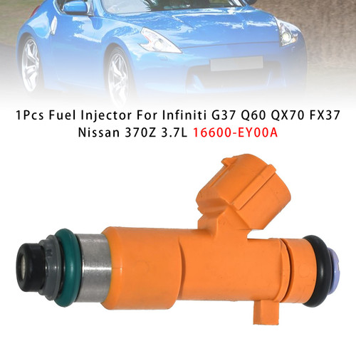 英　0730 2009-2023 Nissan 370Z 3.7L V6 1Pcs Fuel Injector 16600-EY00A