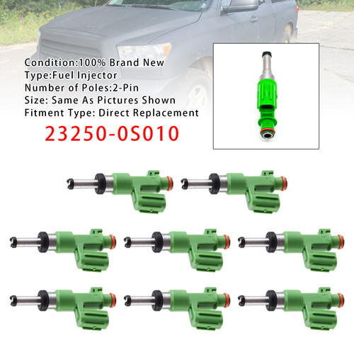 2007 Toyota Tundra With 5.7L Engine 8Pcs Fuel Injector 23250-0S010 Generic