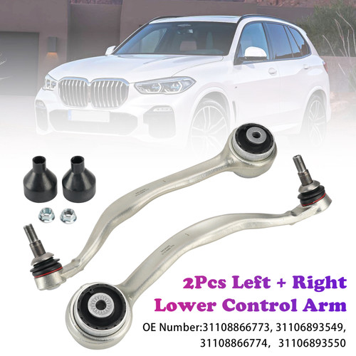 2019-2024 BMW X5 G05 X6 G06 X7 G07 2Pcs Left + Right Lower Control Arm 31108866773 Generic
