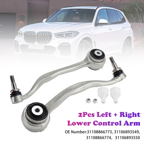 2019-2024 BMW X5 G05 X6 G06 X7 G07 2Pcs Left + Right Lower Control Arm 31108866773 Generic