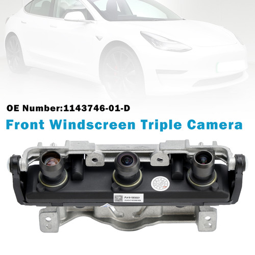 2021 Tesla Model 3 Front Windscreen Triple Camera 1143746-01-D Generic