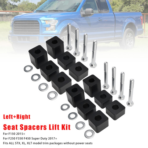 2017+ F250 F350 F450 Super Duty 2x Seat Lift Kit 4/5"-2.4" Generic