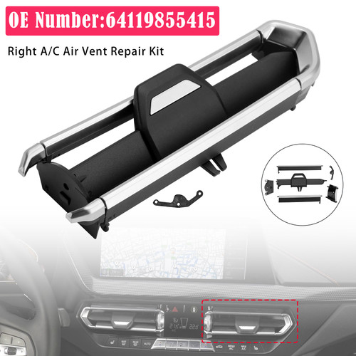 2019-2022 BMW 1 2 3 4 Series Right A/C Air Vent Repair Kit 64119855415 Generic