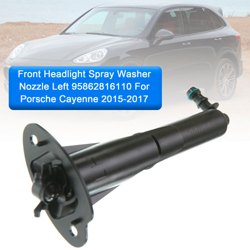 2015-2017 Porsche Cayenne Front Headlight Spray Washer Nozzle Left 95862816110 Generic