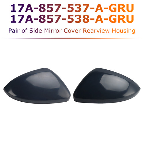 2019-2025 VW Jetta S/ SE/ SEL Pair of Side Mirror Cover Rearview Housing 17A-857-537-A-GRU Generic