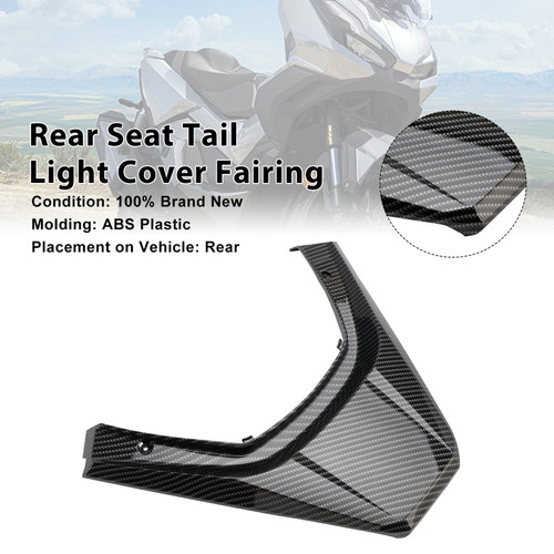 2022-2025 Honda ADV350 Rear Seat Tail Light Cover Fairing Carbon Generic