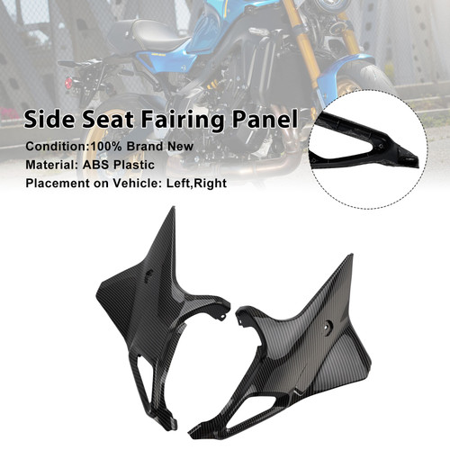 2022-2025 Yamaha XSR900 Side Seat Fairing Panel Carbon Generic