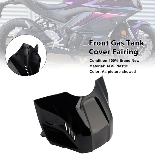2025-2026 Yamaha YZF-R3 YZF-R25 Front Gas Tank Cover Fairing Black Generic