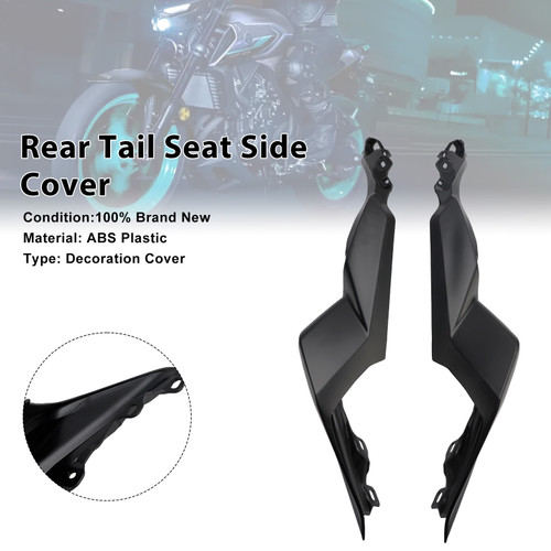 2025-2026 Yamaha YZF-R3 YZF-R25 MT-03 Rear Tail Seat Side Cover Matte Black Generic