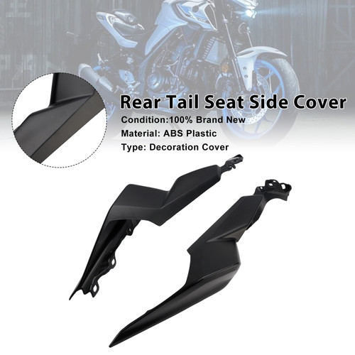 2025-2026 Yamaha YZF-R3 YZF-R25 MT-03 Rear Tail Seat Side Cover Matte Black Generic