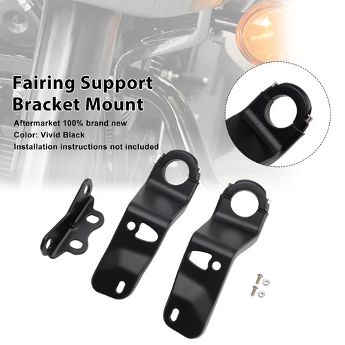 2022-later Harley FXLRST models Fairing Support Bracket Mount Black Generic