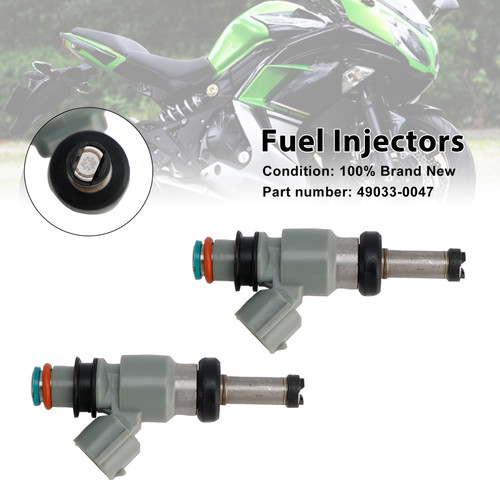 2023-2024 Kawasaki Eliminator (EL450) 2PCS Fuel Injectors 49033-0047 Generic