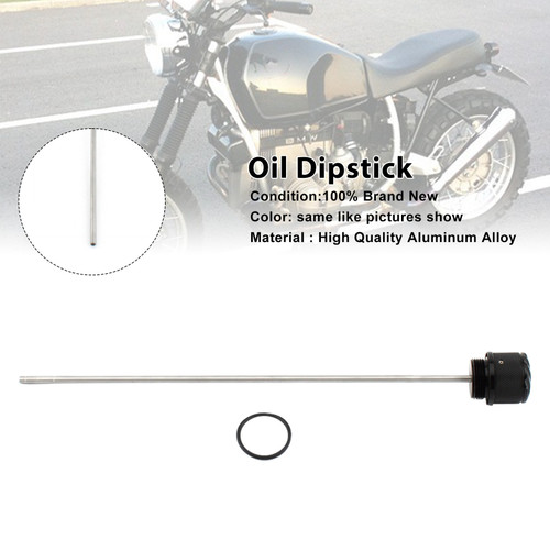 1978-1996 BMW R45 65 80 100 R45 R65 R80 R100 Oil Dipstick Plug Black Generic