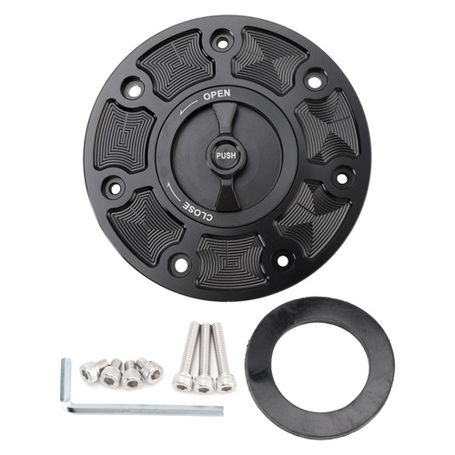 2017-2025 DUKE 790/ 890/ 390/ RC390 Quick Release Keyless Fuel Gas Cap 115mm Black Generic