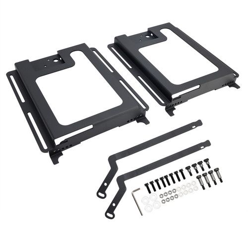 2015-on Polaris RZR 800 900 1000 2 Pack Utv Seat Bases Lower&Recline Kit Black Generic