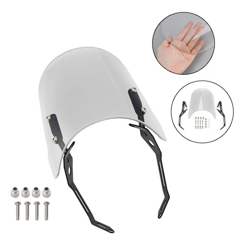 2022-2025 HONDA GB350S CB350RS Windshield WindScreen Black Generic