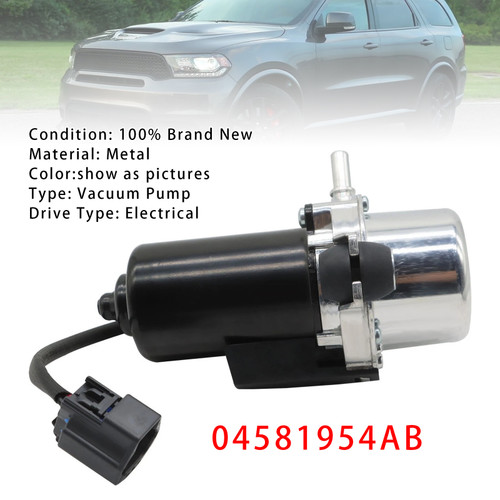 2016-2019 Jeep Grand Cherokee 3.0L 3.6L Brake Booster Vacuum Pump 04581954AB Generic