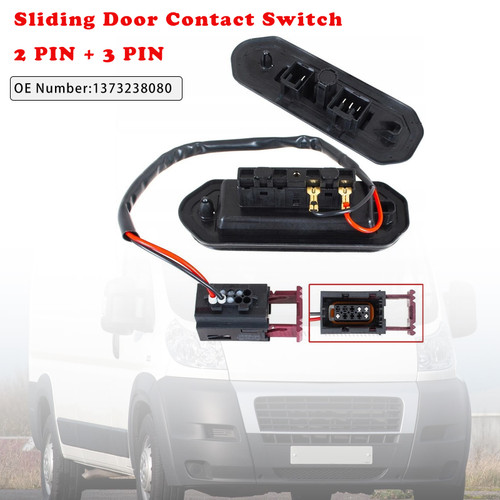 2006-on Citroen Jumper Sliding Door Contact Switch 2 PIN+3 PIN 1373238080 Generic