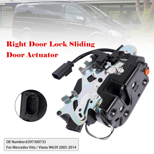 2003-2014 Mercedes Vito/ Viano W639 Right Door Lock Sliding Door Actuator 6397300735 Generic