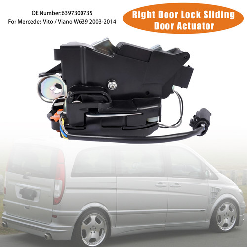 2003-2014 Mercedes Vito/ Viano W639 Right Door Lock Sliding Door Actuator 6397300735 Generic