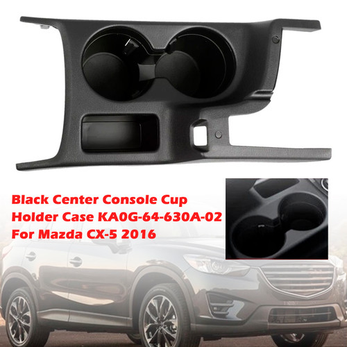 2016 Mazda CX-5 Center Console Cup Holder Case KA0G-64-630A-02 Black Generic