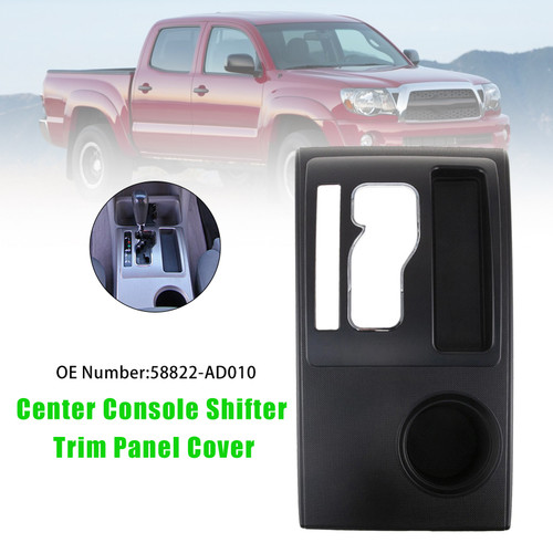 2005-2015 Toyota Tacoma Center Console Shifter Trim Panel Cover 58822-AD010 Black Generic