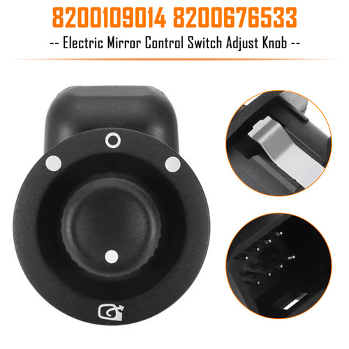 2005-2017 Renault Clio III Electric Mirror Control Switch Adjust Knob 8200109014 8200676533 Generic