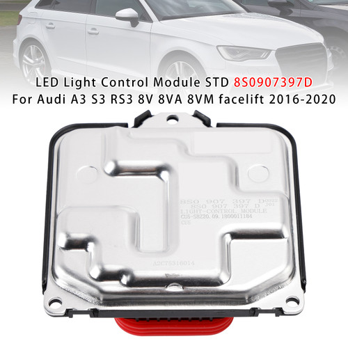 2016-2020 Audi A3 S3 RS3 8V 8VA 8VM facelift LED Light Control Module STD 8S0907397D Generic