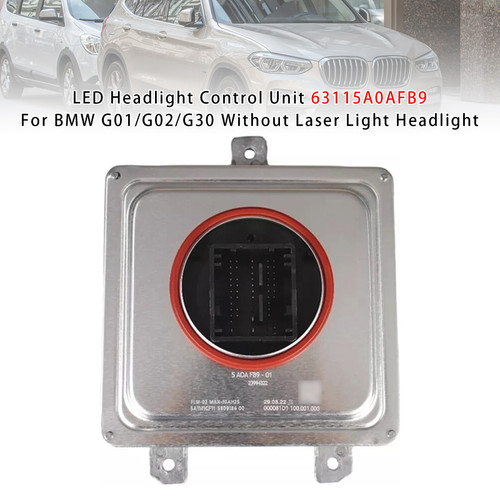 BMW G01/G02/G30 LED Headlight Control Unit 63115A0AFB9 Generic