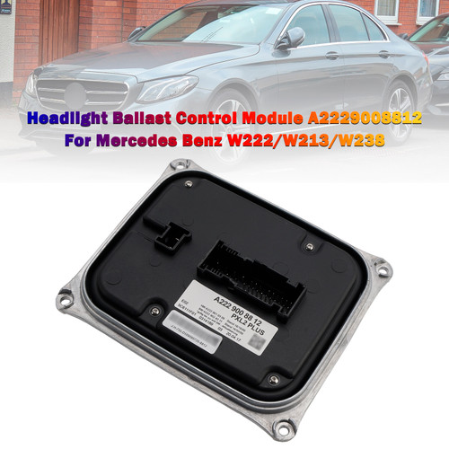 2017- Mercedes Benz E/S Class W222/W213/W238 Headlight Ballast Control Module A2229008812 Generic