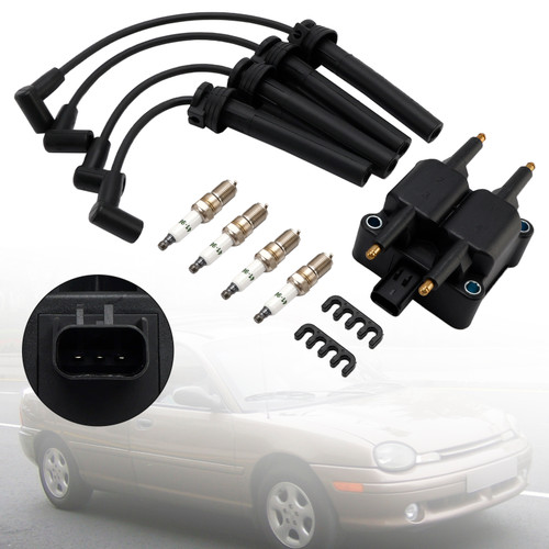 【にに】 1997-2002 CHRYSLER NEON Ignition Coil Pack Spark Plug Wire Set