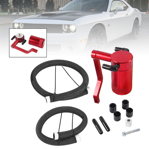 2011-2021 Jeep Grand Cherokee 6.4 Catch Can Air Oil Separator Red OCC-1056 Generic