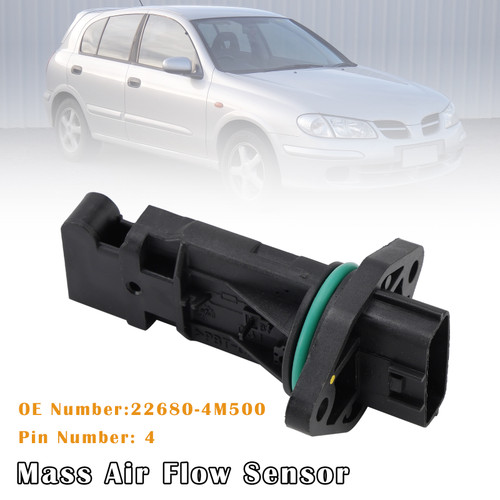 2001-2004 Nissan Pulsar N16 1.8L QG18DE Petrol Mass Air Flow Sensor 22680-4M500 Generic