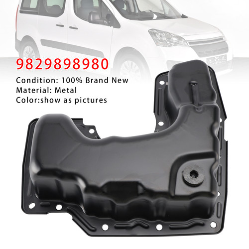 2008 Peugeot 208 3008 308 508 5008 Berlingo C3 C4 Oil Pan 9829898980 Generic