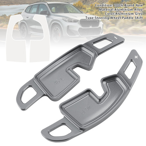 2024-up BMW 5 Series 530i 530e 540i i5 (G60/G68) Steering Wheel Paddle Shifter Grey Generic