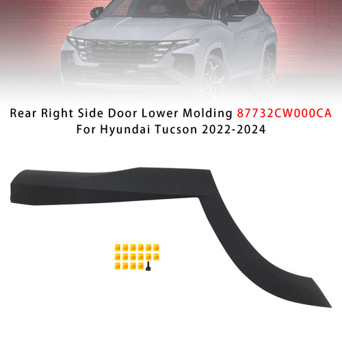 2022-2024 Hyundai Tucson Rear Right Side Door Lower Molding 87732CW000CA Generic