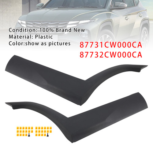 2022-2024 Hyundai Tucson Rear Left+Right Side Door Lower Molding 87731CW000CA 87732CW000CA Generic