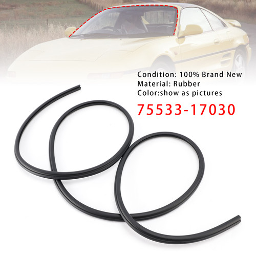 1990-1995 Toyota MR2 SW20 Front Windshield Outside Molding 75533-17030 Generic