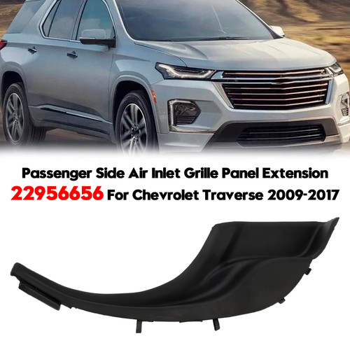 2009-2017 Chevrolet Traverse Passenger Side Air Inlet Grille Panel Extension 22956656 Generic